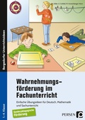 Cover: Wahrnehmungsf&ouml;rderung im Fachunterricht - Persen Verlag in der AAP Lehrerwelt GmbH