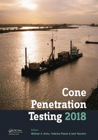 Enlarge image Cover: Cone Penetration Testing 2018 - CRC Press