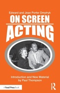 Cover: On Screen Acting - Routledge