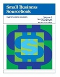 Cover: Small Business Sourcebook 25 V3 - Gale Cengage
