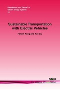 Cover: Sustainable Transportation with Electric Vehicles - now publishers Inc