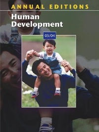 Enlarge image Cover: Annual Editions: Human Development 03/04 - McGraw Hill Higher Education