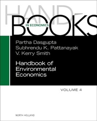 Enlarge image Cover: Handbook of Environmental Economics: Volume 4 - North-Holland