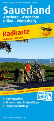 Abbildung von: Sauerland, Arnsberg - Attendorn - Brilon - Winterberg - Freytag-Berndt und ARTARIA
