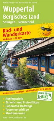 Abbildung von: Wuppertal - Bergisches Land, Solingen - Remscheid - Freytag-Berndt und ARTARIA