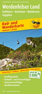 Abbildung von: Werdenfelser Land, Staffelsee - Kochelsee - Walchensee - Zugspitze - Freytag-Berndt und ARTARIA