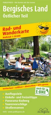 Abbildung von: Bergisches Land, Östlicher Teil - Freytag-Berndt und ARTARIA