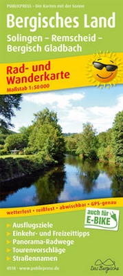 Abbildung von: Bergisches Land, Solingen - Remscheid - Bergisch Gladbach - Freytag-Berndt und ARTARIA