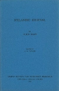 Abbildung von: Icelandic Journal - Viking Society for Northern Research