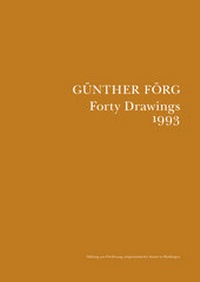 Enlarge image Cover: Forty Drawings 1993 - Holzwarth Publications