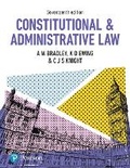 Cover: Constitutional and Administrative Law - Pearson Education Limited