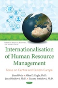Cover: Internationalisation of Human Resource Management: Focus on Central and Eastern Europe - Nova Science Publishers
