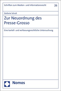 Abbildung von: Zur Neuordnung des Presse-Grosso - Nomos