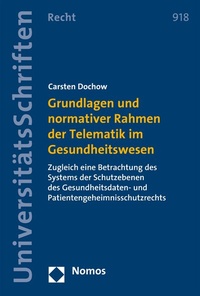 Abbildung von: Grundlagen und normativer Rahmen der Telematik im Gesundheitswesen - Nomos