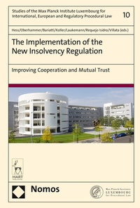 Abbildung von: The Implementation of the New Insolvency Regulation - Nomos