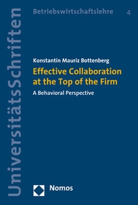 Abbildung von: Effective Collaboration at the Top of the Firm - Nomos