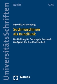 Abbildung von: Suchmaschinen als Rundfunk - Nomos