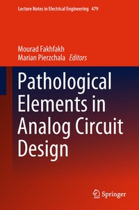 Enlarge image Cover: Pathological Elements in Analog Circuit Design - Springer