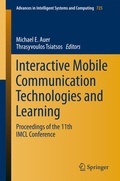Cover: Interactive Mobile Communication Technologies and Learning - Springer