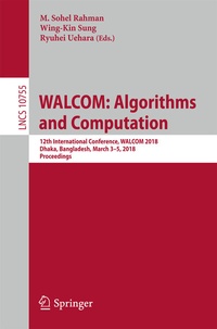 Abbildung von: WALCOM: Algorithms and Computation - Springer