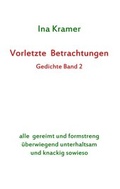Cover: Vorletzte Betrachtungen - BoD - Books on Demand
