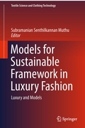 Cover: Models for Sustainable Framework in Luxury Fashion - Springer