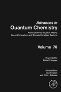 Cover: Novel Electronic Structure Theory: General Innovations and Strongly Correlated Systems - Academic Press