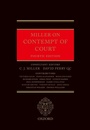 Cover: Miller on Contempt of Court - OUP eBook