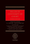 Cover: Miller on Contempt of Court - OUP eBook