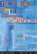 Cover: Text Reader Critic - Introducing Contexts and Interpretations - English & Media Centre
