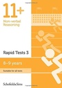 Cover: 11+ Non-verbal Reasoning Rapid Tests Book 3: Year 4, Ages 8-9 - Schofield & Sims Ltd