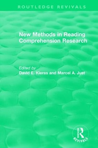 Enlarge image Cover: New Methods in Reading Comprehension Research - Routledge