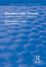 Cover: Managing Public Services - Routledge