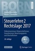 Cover: Steuerlehre 2 Rechtslage 2017 - Springer Gabler