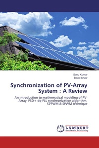 Enlarge image Cover: Synchronization of PV-Array System : A Review - LAP Lambert Academic Publishing