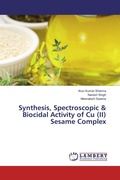 Cover: Synthesis, Spectroscopic & Biocidal Activity of Cu (II) Sesame Complex - LAP Lambert Academic Publishing
