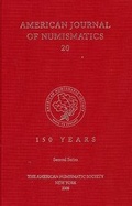 Cover: American Journal of Numismatics 20 (2008) - American Numismatic Society