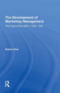 Cover: The Development of Marketing Management - Routledge