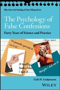 Cover: The Psychology of False Confessions - Wiley-ISTE