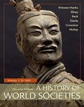 Cover: A History of World Societies, Value Edition, Volume 1 - Bedford/Saint Martin's