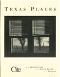 Cover: Texas Places - Texas A & M University Press