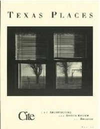 Enlarge image Cover: Texas Places - Texas A & M University Press