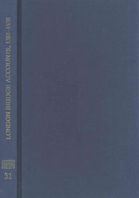 Enlarge image Cover: London Bridge: Selected Accounts and Rentals, 1381-1538 - London Record Society