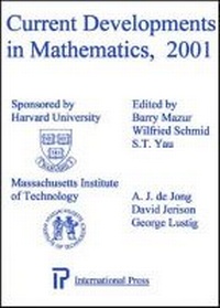 Enlarge image Cover: Current Developments In Mathematics, 2001 - International Press of Boston Inc