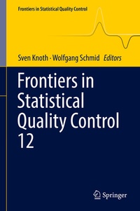 Enlarge image Cover: Frontiers in Statistical Quality Control 12 - Springer
