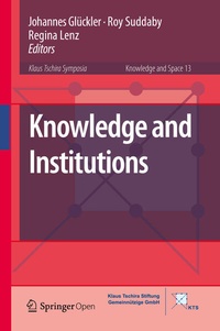 Enlarge image Cover: Knowledge and Institutions - Springer