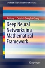 Cover: Deep Neural Networks in a Mathematical Framework - Springer