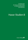 Cover: Hasse-Studien / Hasse-Studien 8 - Carus-Verlag
