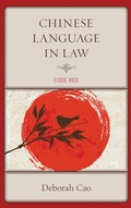 Cover: Chinese Language in Law - Lexington Books