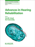 Cover: Advances in Hearing Rehabilitation - S. Karger
